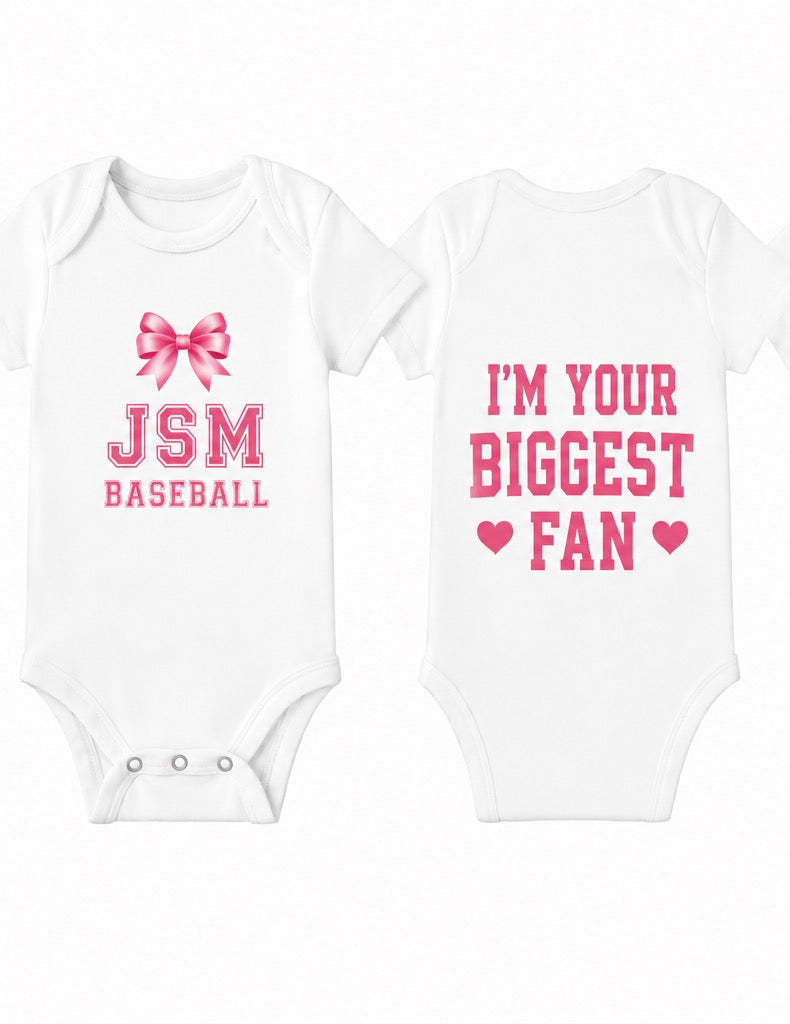 JSM BABY ONESIES
