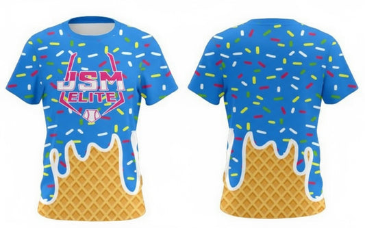 ICE CREAM SHIRT SHORT SLEEVE ( No customization)